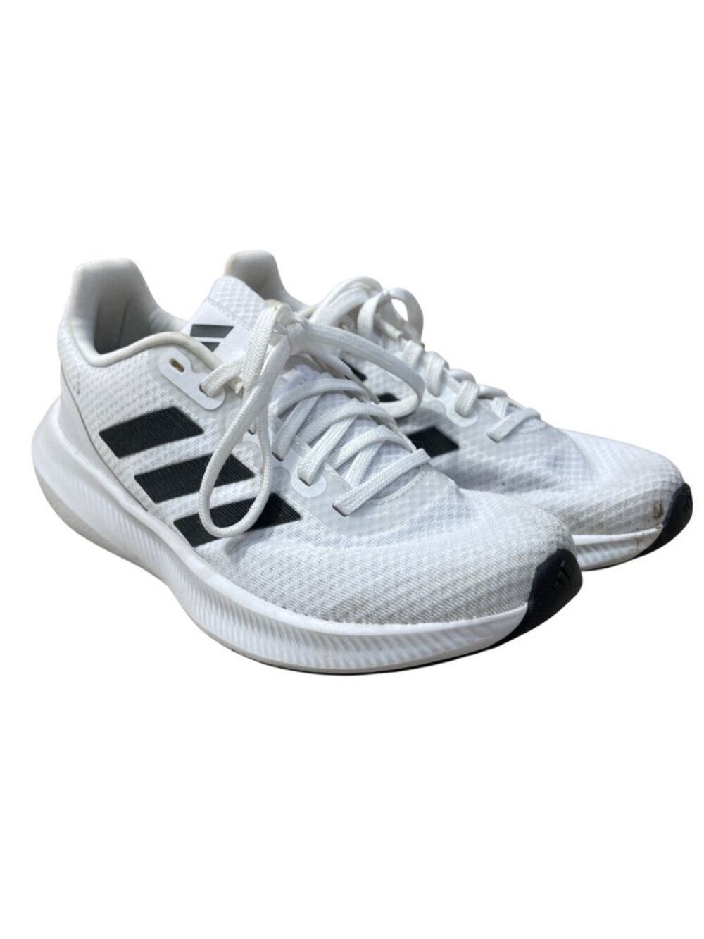 Adidas Runfalcon 3.0 White Black Size 7.5 Women's (READ) Sneaker Shoe